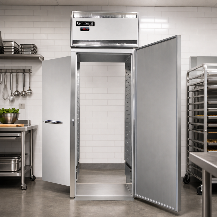 Product image #2 for Continental Refrigerator Designer Line DL1WI-SA-RT One-Section Roll-Thru Warmer with Stainless Steel Exterior