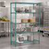 Thumbnail image #2 for EagleGard 4-Tier Stationary Starter Wire Shelving Unit, 60 x 24 x 63 Inches