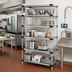 Thumbnail image #2 for Quantum 36-Inch x 18-Inch x 63-Inch Stationary Solid Shelving Starter Kit with 5 Shelves