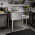 Thumbnail image #2 for Eagle 1800 Series Underbar Ice Bin/Cocktail Station with 7-Circuit Cold Plate, Blender Recess, Right-Side Ice Bin, 36