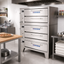 Thumbnail image #2 for Bakers Pride Super Deck Series Shallow-Depth Gas Pizza Deck Oven with 3 Chambers and 45 x 24-1/2 Inch Bake Deck