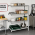 Thumbnail image #3 for Cambro Camshelving Premium 4-Shelf Solid Add-On Shelving Unit, 21 x 54 x 72 Inches, Speckled Gray