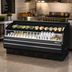 Thumbnail image #3 for Turbo Air Low-Profile Horizontal Open Display Merchandiser, 75-3/4 Inch, 14.8 Cu. Ft., Self-Contained Refrigeration, Black