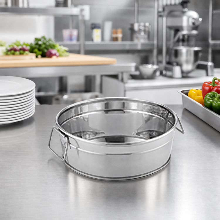 Product image #2 for American Metalcraft 37 oz Stainless Steel Round Tub