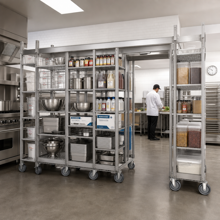 Product image #2 for Metro Top-Track 20 Ft. High-Density Storage Track Set