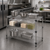 Thumbnail image #2 for Eagle Group QuadTruss Quad-Adjust Wire Shelf, 42 x 18 Inches, Stainless Steel Finish, 800 lb Capacity