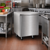 Thumbnail image #2 for Delfield 27-Inch Single-Section Front-Breathing Undercounter Freezer Worktop Base with One Door