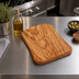 Thumbnail image #2 for Olive Wood Rectangular Serving Board, 10 x 7 x 3/4 Inch