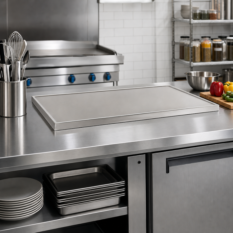 Product image #2 for Advance Tabco Flat Top Stainless Steel Countertop, 36"W x 25"D, No Backsplash
