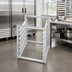 Thumbnail image #2 for Standard Heavy-Duty Aluminum End-Load Bun Pan Rack for Reach-In Refrigerators, 7-Pan Capacity