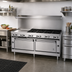Thumbnail image #2 for Bistro 36-Inch Shallow-Depth Gas Range with Full-Width Griddle and Convection Oven