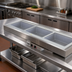 Thumbnail image #2 for Vollrath 3-Pan Short Side Drop-In Hot Well with Infinite Controls and Standard Drain