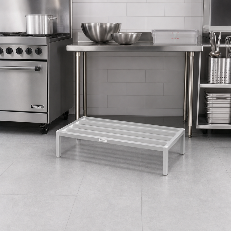 Product image #2 for Standard Series Tubular Aluminum Dunnage Rack, 48 x 24 x 12 Inches, 2,200 lb. Capacity