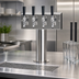 Thumbnail image #2 for T-Style Countertop Air-Cooled Draft Beer Tower with 4 Faucets