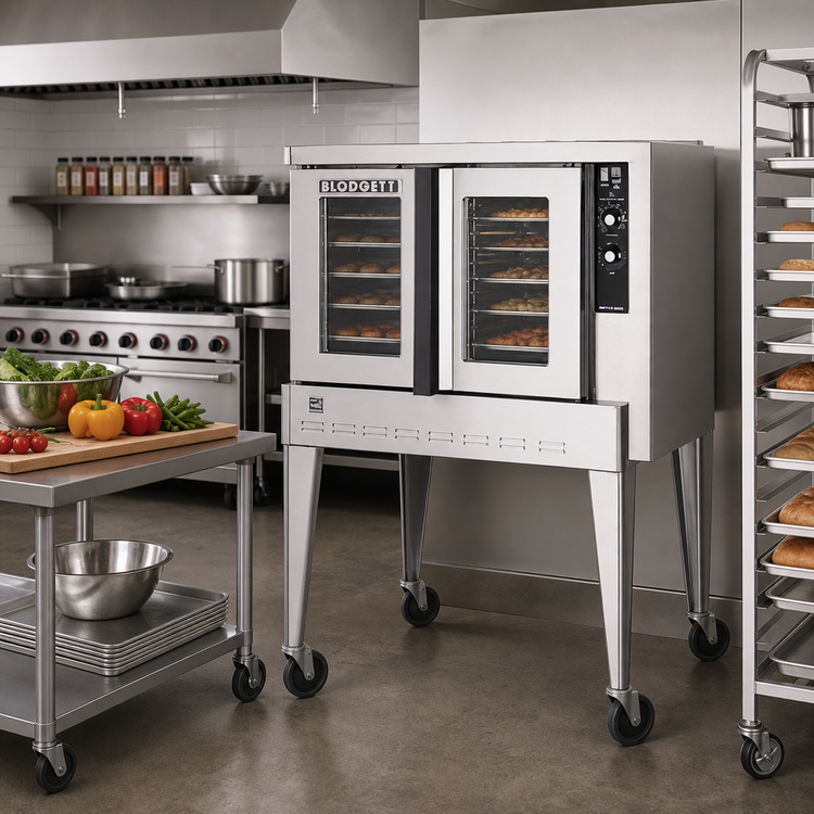 Product image #2 for Blodgett Zephaire Series Single-Deck Standard Depth Gas Convection Oven, 5 Full-Size Pan Capacity