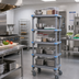 Thumbnail image #2 for Millenia 24 x 24 x 62-Inch Mobile Polymer Shelving Starter Unit with 5 Open Grid Shelves
