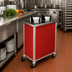 Thumbnail image #2 for Atlas Metal MEPD3-12 Mobile Enclosed Self-Elevating Plate Dispenser with 3 Tubes
