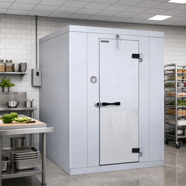 Product image #2 for Kolpak Kold-Front Indoor Floorless Walk-In Cooler with Remote Refrigeration, 10' x 10' x 7'-6"