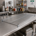 Thumbnail image #3 for Winco 72 Inch x 24 Inch Chrome-Plated Wire Shelf with Sleeve Clips