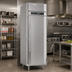 Thumbnail image #2 for Victory UltraSpec V-Core One-Section Standard-Depth Solid Door Reach-In Freezer, 21.01 Cu. Ft., Self-Contained, Top-Mounted, Stainless Steel