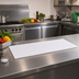 Thumbnail image #2 for John Boos PL67 48 x 10 x 3/4 Inch Reversible Polyethylene Steam Table Cutting Board