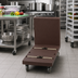 Thumbnail image #3 for Cambro Utility Platform Truck with Molded-In Handle and 2 Straps, Dark Brown