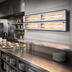 Thumbnail image #2 for Hatco Glo-Ray® 48-Inch Lighted Max Watt Dual Infrared Strip Heater with 6-Inch Spacer, Aluminum
