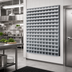 Thumbnail image #2 for Quantum Wall-Mounted Louvered Panel Starter Unit with 165 Clear Bins