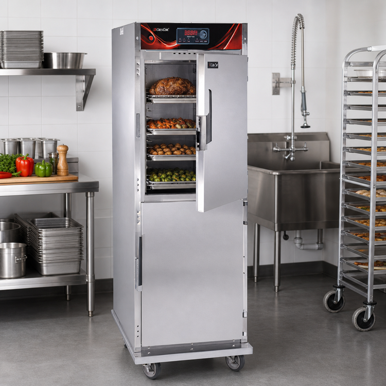 Product image #2 for Cres Cor Roast-N-Hold Full-Height Non-Venting Insulated Convection Cook and Hold Oven, 18-Pan, 240V