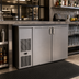 Thumbnail image #2 for Glastender CP1FB52 Pass-Thru Back Bar Cooler, 52-Inch, Two-Section, Front-Serviced, Self-Contained