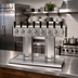 Thumbnail image #2 for Countertop Air-Cooled Tee Draft Dispensing Tower with 8 Stainless Steel Faucets