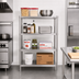Thumbnail image #2 for John Boos Stainless Steel Dry Storage Shelving Unit with 3 Adjustable Shelves, 54 x 18 x 60 Inches