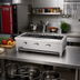 Thumbnail image #2 for Vulcan VCRR24 24-Inch Countertop Specialty Gas Hotplate with 2 Burners, 1 Drawer, Stainless Steel