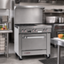 Thumbnail image #2 for Southbend S-Series 36-Inch Gas Restaurant Range with 1/2-Inch Griddle Plate and Convection Oven