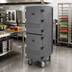 Thumbnail image #3 for Cambro Camcart Double-Cavity Insulated Pan Rack Cart for 18 x 26 Food Storage Boxes