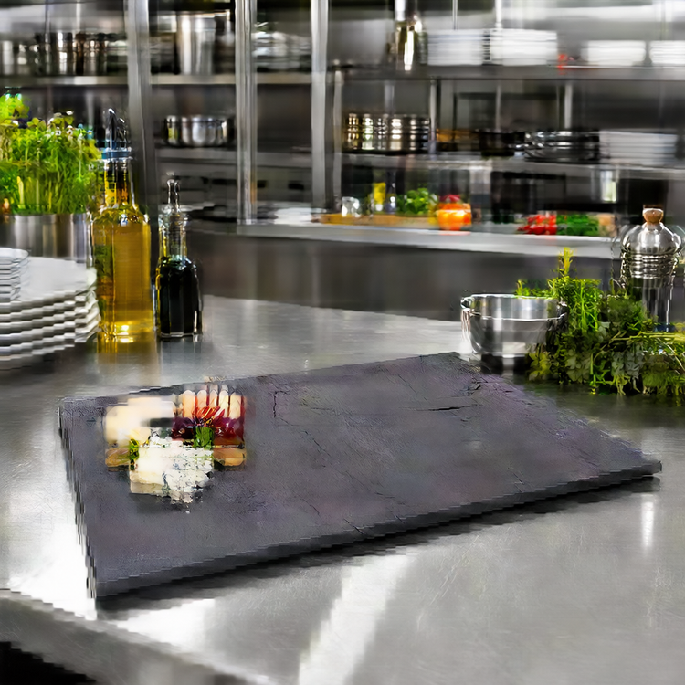 Product image #2 for Endurance 18-Inch Rectangular Faux Slate Melamine Platter