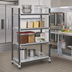 Thumbnail image #2 for Camshelving Elements XTRA 4-Tier Stationary Starter Unit, 24 x 72 x 72 Inches, 3 Vented Shelves + 1 Solid Shelf, Speckled Gray