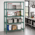 Thumbnail image #2 for Quantum 36W x 14D x 63H Wire Shelving Starter Kit, 4-Shelf Stationary Unit