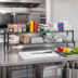 Thumbnail image #2 for QuadTruss 2-Tier Front Case Merchandise Cantilevered Wire Shelving Unit, 60
