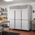 Thumbnail image #2 for True SPEC SERIES 3-Section Reach-In Refrigerator with 6 Solid Half Doors and Top-Mounted Self-Contained Refrigeration