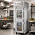 Thumbnail image #2 for True SPEC SERIES 1-Section Pass-Thru Reach-In Refrigerator with 2 Half Glass Front Doors and Solid Rear Door