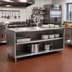 Thumbnail image #2 for Eagle Group Spec-Master Open Front Plate Cabinet with Fixed Shelf, 120 x 18 Inches