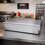 Thumbnail image #2 for APW Wyott (Middleby) BWD-31 Dry Freestanding Hot Dog Bun Warmer, 24-Bun Capacity, Stainless Steel