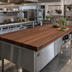 Thumbnail image #2 for John Boos Boos Block American Black Walnut Kitchen Countertop, 132 x 36 x 3 Inches, Flat Top, Varnique Finish