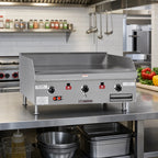 Thumbnail image #2 for Southbend HDG-18-M Countertop Gas Griddle, 18" x 24" Smooth Steel Plate, Manual Controls, Battery Spark Ignition