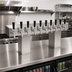 Thumbnail image #2 for Countertop Air-Cooled Stainless Steel Bridge Tee Draft Beer Tower with 8 Faucets