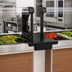 Thumbnail image #3 for Cambro Versa Food Bar Straight Connector, Black, 27 x 19 x 4-1/4 Inch