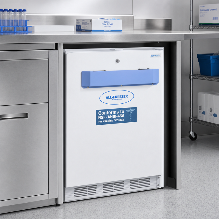 Product image #3 for Accucold ADA Undercounter Vaccine Freezer, 1.85 Cu. Ft., Built-In/Freestanding