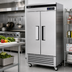 Thumbnail image #2 for Turbo Air Super Deluxe Two-Section Reach-In Freezer, 29.19 Cu. Ft., Stainless Steel, Bottom Mount Compressor