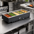 Thumbnail image #2 for Vollrath 5-Well Insulated Drop-In Electric Hot Food Well with Drain, Wet Operation, 240V